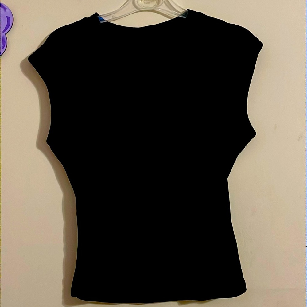 Solid Round Neckline Short Sleeve Tee. Cider Brand.